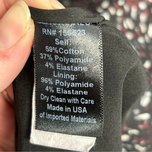 BLACK HALO DESOTO LONG SLEEVE PRINT SHEATH DRESS IN TIC TAC 18 - Picture 7 of 10